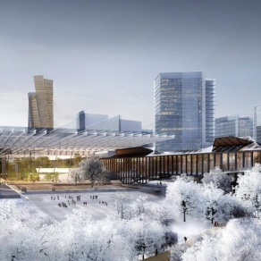 现代办公楼3D模型下载